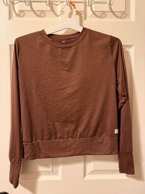 Vuori Brown Crewneck Tee